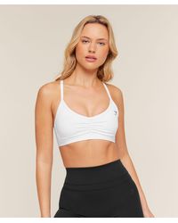 GYMSHARK - Ruched Strappy Sports Bra - Lyst