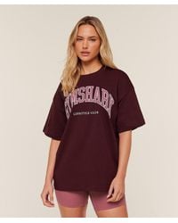 GYMSHARK - Collegiate Graphic T-Shirt - Lyst