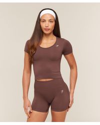 GYMSHARK - Everyday Seamless Tight Fit Crew Neck Tee - Lyst