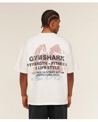 GYMSHARK - Strength Fitness & Lifestyle Graphic T-Shirt - Lyst