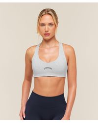 GYMSHARK - Training Campus Cotton Sports Bra - Lyst