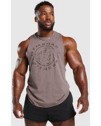 GYMSHARK - Legacy Drop Arm Tank - Lyst