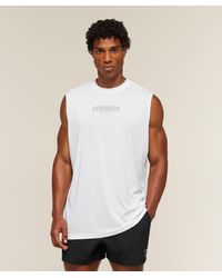 GYMSHARK - Motion Blur Graphic Tank - Lyst