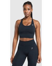 GYMSHARK - Lift Seamless Midi Tank With Shelf - Lyst