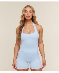GYMSHARK - Adapt Solid Halter Neck Tank - Lyst