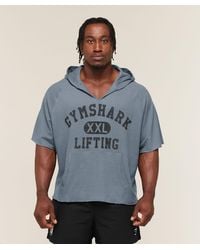 GYMSHARK - Summer Pump Cover Short Sleeve Hoodie - Lyst