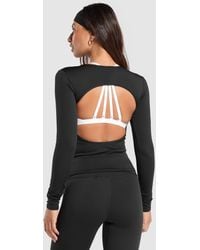 GYMSHARK - Everyday Open Back Long Sleeve Top - Lyst