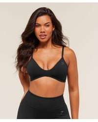 GYMSHARK - Soft Sculpt V-Neck Sports Bra - Lyst