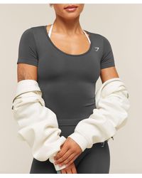 GYMSHARK - Everyday Seamless Tight Fit Crew Neck Tee - Lyst