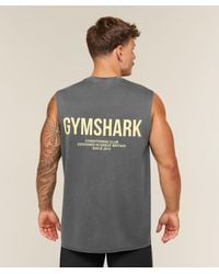 GYMSHARK - Conditioning Club Washed Tank - Lyst