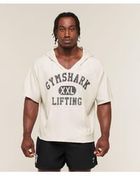 GYMSHARK - Summer Pump Cover Short Sleeve Hoodie - Lyst