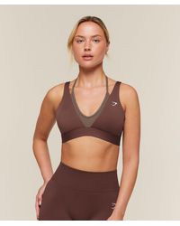 GYMSHARK - Double Layer Support Sports Bra - Lyst