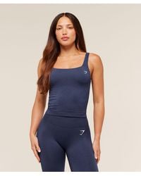 GYMSHARK - Vital Seamless Tank With Shelf - Lyst
