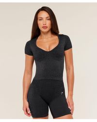 GYMSHARK - Adapt Animal X Whitney Short Sleeve Top - Lyst