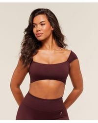 GYMSHARK - Soft Sculpt Cap Sleeve Bralette - Lyst