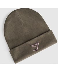 GYMSHARK - Reverse Jacquard Beanie - Lyst