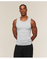 GYMSHARK - Cotton Seamless Sleeveless Top - Lyst