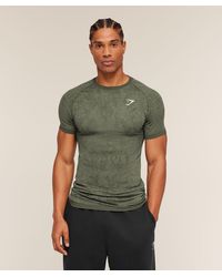 GYMSHARK - Geo Seamless Grid T-Shirt - Lyst