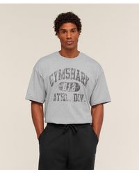 GYMSHARK - Athletic Division Graphic T-Shirt - Lyst