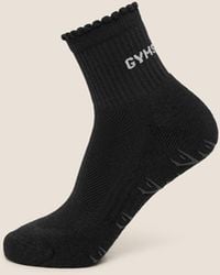 GYMSHARK - Frill Pilates Midi Sock - Lyst