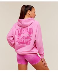 GYMSHARK - Pick Up Truck Graphic Hoodie - Lyst