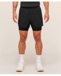 GYMSHARK - Running 4" 2In1 Shorts - Lyst