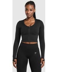 GYMSHARK - Lift Seamless Zip Up Jacket - Lyst