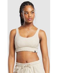 GYMSHARK - Monogram Towelling Bralette - Lyst