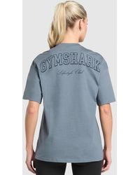 GYMSHARK - Campus Classics Graphic T-Shirt - Lyst