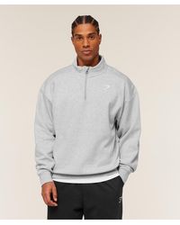 GYMSHARK - Crest Oversized 1/4 Zip - Lyst