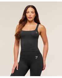 GYMSHARK - Vital Seamless Tank With Shelf - Lyst