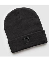 GYMSHARK - Sharkhead Beanie - Lyst