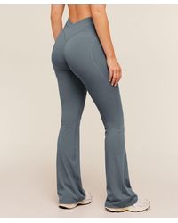 GYMSHARK - Crossover Back Flared Leggings - Lyst