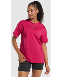 GYMSHARK - Block Oversized T-Shirt - Lyst