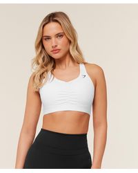 GYMSHARK - High Support Ruched Sports Bra - Lyst