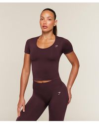 GYMSHARK - Everyday Seamless Tight Fit Crew Neck Tee - Lyst