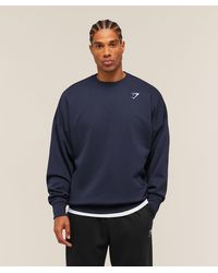GYMSHARK - Oversized Crest Crew - Lyst