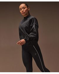 GYMSHARK - Running /4 Zip Track Top - Lyst