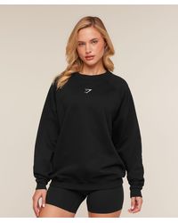 GYMSHARK - Training Oversized Fleece Sweatshirt - Lyst