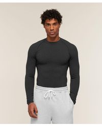 GYMSHARK - Cotton Seamless Long Sleeve T-Shirt - Lyst