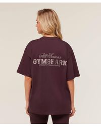 GYMSHARK - All Seasons Graphic Short Sleeve T-Shirt - Lyst
