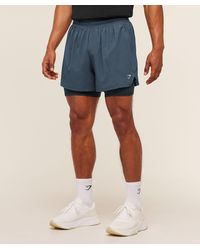 GYMSHARK - Running 4" 2In1 Shorts - Lyst