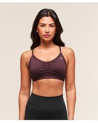 GYMSHARK - Ruched Sports Bra - Lyst