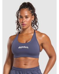 GYMSHARK - Strength Department Graphic Sports Bra - Lyst