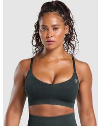 GYMSHARK - Gains Seamless Washed Sports Bra - Lyst
