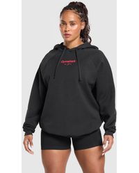 GYMSHARK - Bigger Quads Than Your Ex Brushed Hoodie - Lyst