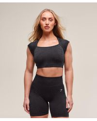 GYMSHARK - Adapt Animal X Whitney Seamless Crop Top - Lyst