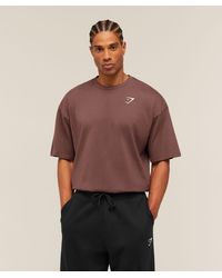 GYMSHARK - Crest Oversized T-Shirt - Lyst