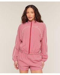 GYMSHARK - Gingham Track Jacket - Lyst