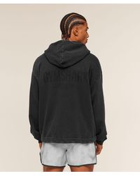 GYMSHARK - Conditioning Club Washed Zip Through Hoodie - Lyst